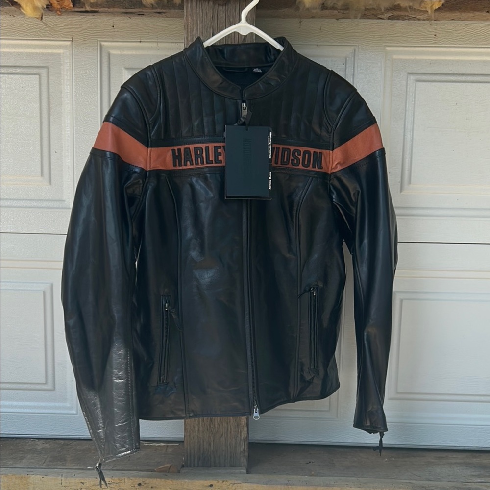Harley-Davidson Black and Brown Performance Jacket